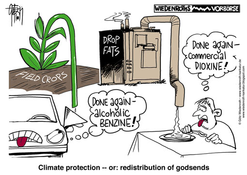 Scandal, Dioxine, waste, incineration, E 10, eggs, contamination, food, fat, animal, livestock, fatstock, cattle, climate, protection, co2, carbon, reduction, fuel, Wiedenroth, Karikatur, cartoon