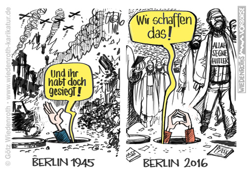 Berlin Karikatur