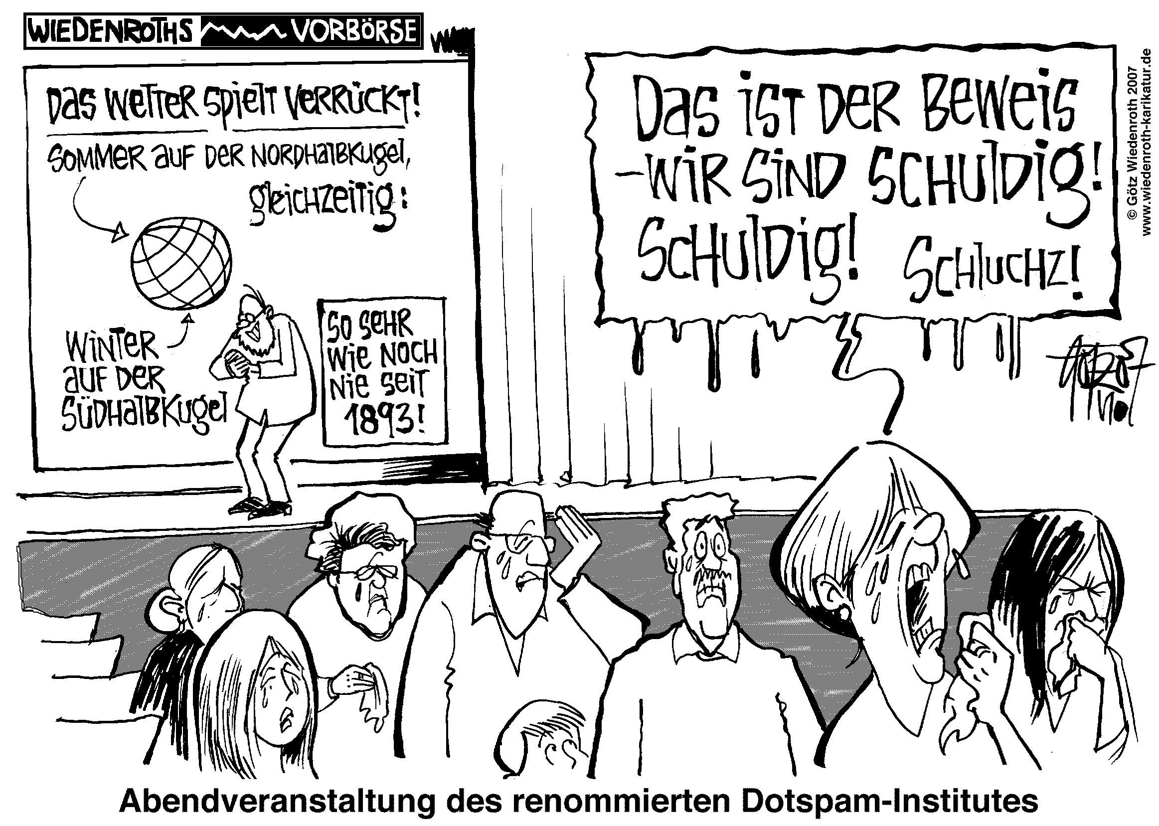 Gotz Wiedenroth Wirtschaftskarikatur