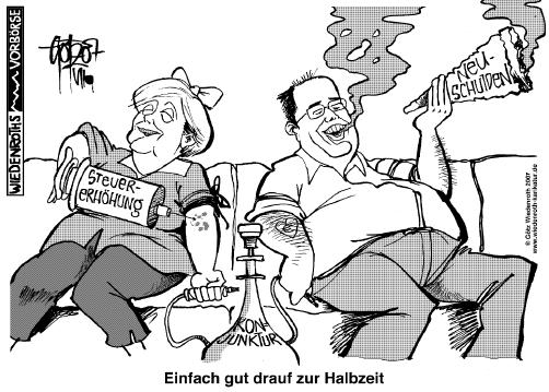 Merkel, Steinbrueck, Wasserpfeife, Shisha, Rauschgift, Rausch, Schulden, Steuererhoehung, Staatsverschuldung, Staatsdefizit, Sucht, Abhaengigkeit, Kontrollverlust, Apathie, Joint, kiffen, Hasch, Marihuana, Hanf, Kokain, Rausch